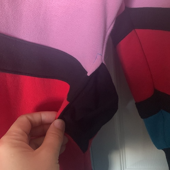 Lazy Oaf stripped cotton oversized polo dress - Picture 4 of 5